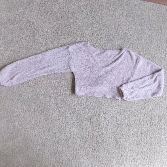 hollister gilly hicks muted pink twist-front cozy long sleeve - Picture 2 of 3